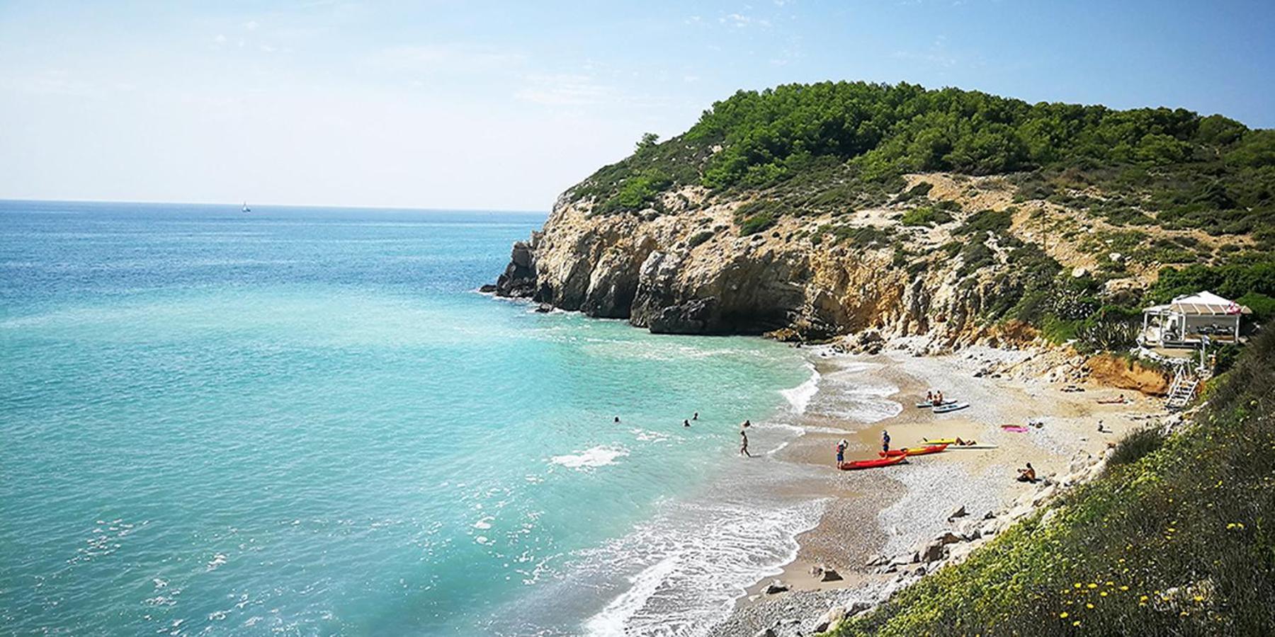 New Beside Sitges With Pool Beside Beach Vilanova i la Geltru Exterior photo